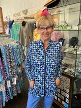 Load image into Gallery viewer, LuluB Zip Front Jacket with SPF 50+ and Coolant in Fabric