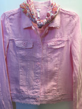 Load image into Gallery viewer, LuluB Jean Style Linen Jacket