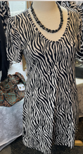 Load image into Gallery viewer, LuluB Short Tulip Sleeve Dress with UPF 50+ and Coolant in Fabric