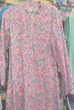 Load image into Gallery viewer, LuluB 3/4 Sleeve, 1/4 Zip Front Dress with SPF 50 Sun Protection
