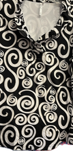 Load image into Gallery viewer, LuluB 3/4 Sleeve Ruffle Neck Shirt with UPF 50+ and a Coolant in the Fabric