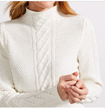 Load image into Gallery viewer, Tribal Fashions Cotton Funnel Neck Sweater