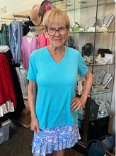 Load image into Gallery viewer, LuluB Skort with Flounce Hem | Playful, Flirty Style containing UPF50