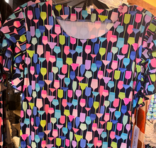 Load image into Gallery viewer, LuluB Midi Dress with Layered Short Sleeves....UPF 50 Fabric and Cooling Effect