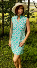 Load image into Gallery viewer, LuLu B Sleeveless V-Neck Travel Dress with Demi Collar and SPF 50 Sun Protection
