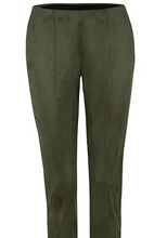 Load image into Gallery viewer, TRIBAL FASHIONS STRETCHY FAUX-SUEDE FLATTEN IT® LEGGING