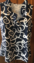 Load image into Gallery viewer, LuLu B Sleeveless Ruffle Neck Top With SPF 50 Sun protection