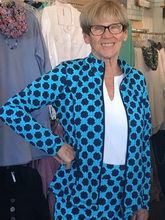 Load image into Gallery viewer, LuluB Zip Front Jacket with SPF 50+ and Coolant in Fabric