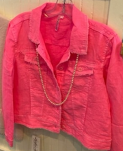 Load image into Gallery viewer, LuluB Jean Style Linen Jacket