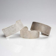 Load image into Gallery viewer, Amanda Moran Designs Oxidized Chunky Silver Satellite Cuff Bracelet
