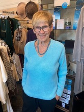 Load image into Gallery viewer, Tribal Waffle Knit Sweater
