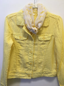 LuluB Jean Style Linen Jacket