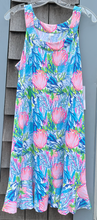 Load image into Gallery viewer, LuluB Sundress with Yolk Neckline and Flounce on Bottom
