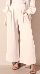 TRIBAL FASHIONS FLOWY PANT W/ELASTIC WAISTBAND