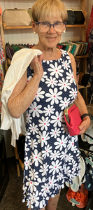 LuLu B Sleeveless Travel Dress with Ruffle Bottom