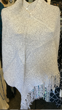 Load image into Gallery viewer, LuluB Poncho Cape With Asymmetrical Fringe from LuluB

