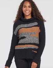 Load image into Gallery viewer, TRIBAL CAMO INTARSIA SWEATER

