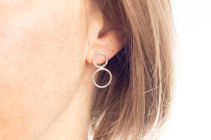 Amanda Moran Designs Double Bubble Earrings