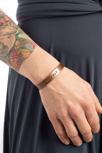 Amanda Moran Designs Copper Power Word Cuff Bracelet