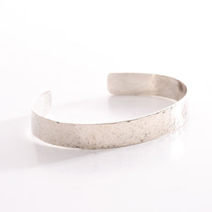 Amanda Moran  Designs Basic Hammered Sterling Silver Cuff Bracelet