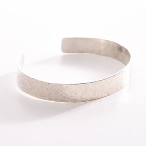 Amanda Moran  Designs Basic Hammered Sterling Silver Cuff Bracelet