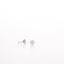 Load image into Gallery viewer, Amanda Moran Designs Handmade Simple Sterling Silver Dot Stud Earrings
