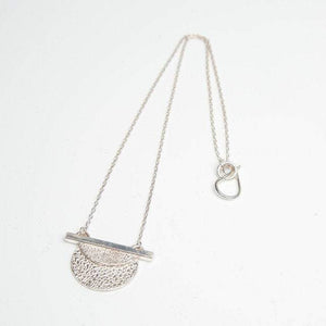 Amanda Moran Designs Handmade Sterling Silver Satellite Necklace