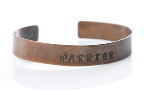 Amanda Moran Designs Copper Power Word Cuff Bracelet