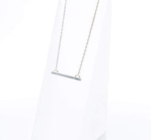 Load image into Gallery viewer, Amanda Moran Designs Handmade Sterling Silver Raise the Bar Necklace
