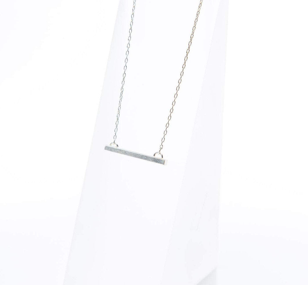 Amanda Moran Designs Handmade Sterling Silver Raise the Bar Necklace