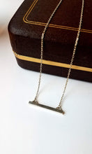 Load image into Gallery viewer, Amanda Moran Designs Handmade Sterling Silver Raise the Bar Necklace
