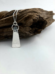 Amanda Moran Designs Handmade Hammered Silver Pendant